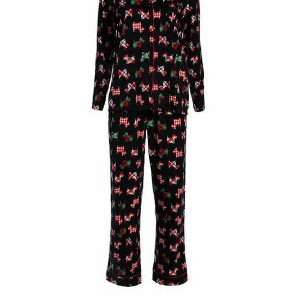Rene Rofe Black Dog Pajamas - Picture 3 of 4